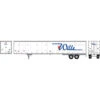 Athearn RTR 72814 - 53' Wabash Plate Trailer Willis 648 - HO Scale -Vallejo Shop ath72814 17997.1674708147
