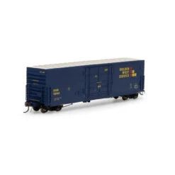 Athearn Genesis 26837 - 50' PC&F Smooth Side Boxcar Golden West Service (GVSR) 136163 - HO Scale