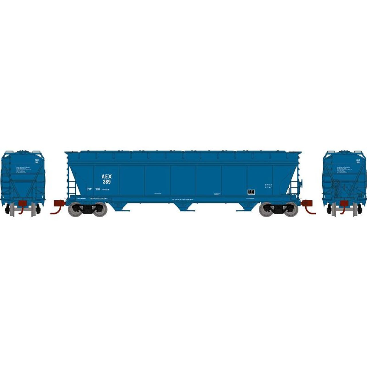 Athearn 8488 - ACF 4600 3-Bay Hopper The Andersons (AEX) 389 - N Scale 3 Athearn 8488 - ACF 4600 3-Bay Hopper The Andersons (AEX) 389 - N Scale