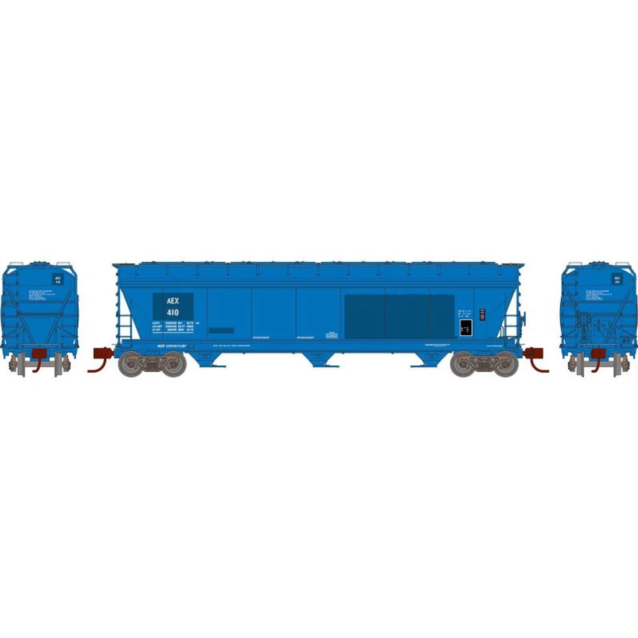 Athearn 8490 - ACF 4600 3-Bay Hopper The Andersons (AEX) 410 - N Scale 3 Athearn 8490 - ACF 4600 3-Bay Hopper The Andersons (AEX) 410 - N Scale