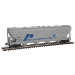 Atlas 20006908 - ACF 5250 Centerflow Covered Hopper Rocor Resins (GCX) 945253 - HO Scale
