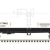 Atlas 50006149 - ACF 14,000-Gallon Kaolin Tank Car American Car & Foundry (ACFX) 71928 - N Scale -Vallejo Shop atl50006149 99707.1677820688