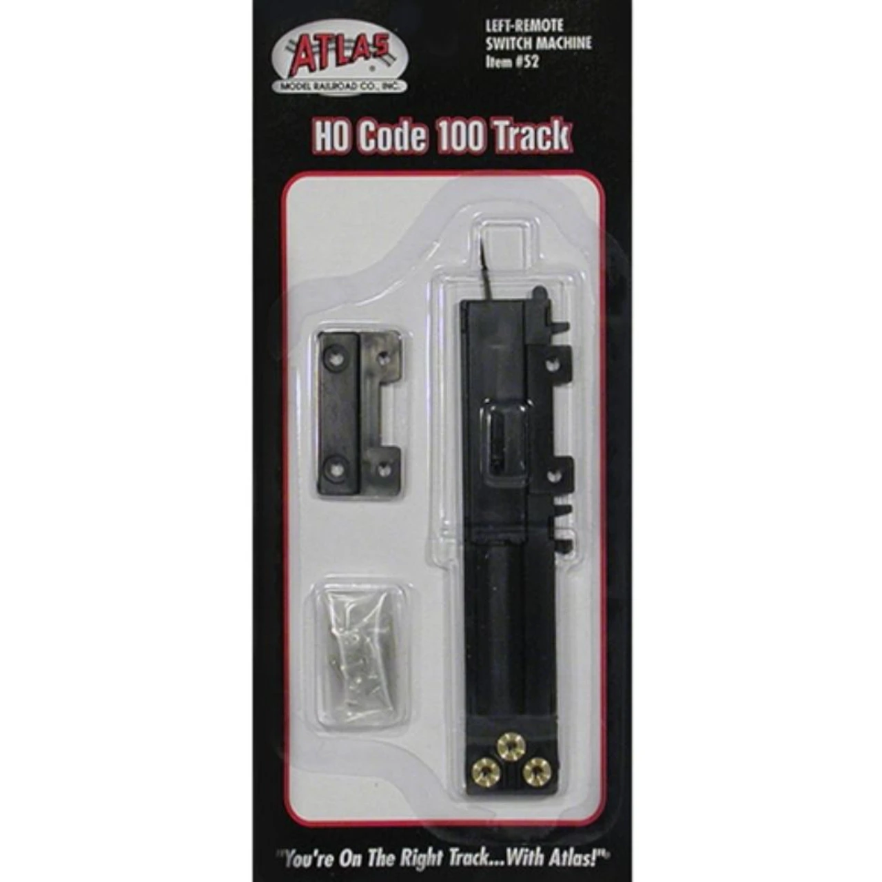 Atlas 52 - Remote Switch Machine - Left Hand - HO Scale 3 Atlas 52 - Remote Switch Machine - Left Hand - HO Scale