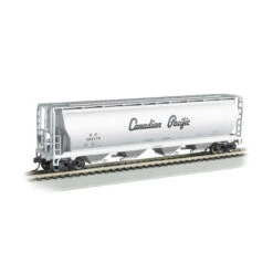 Bachmann 19142 - 4-Bay Clyindrical Grain Hopper Canadian Pacific (CP) 383176 - HO Scale