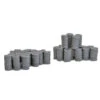 Bar Mills 1002 - Assorted 55 Gallon Drums Unpainted - N Scale -Vallejo Shop bar1002 66798.1671410849