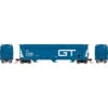 Athearn Genesis 15845 - ACF 4600 3-Bay Hopper Grand Trunk Western (GTW) 138129 - HO Scale -Vallejo Shop bfe72912ath8485 85803.1670011116