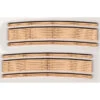 Blair Line 012 - 2-Lane Curved Laser-Cut Wood Grade Crossing 2-Pack -- 16-18" Radius - N Scale Kit -Vallejo Shop blr011 13192.1671410880