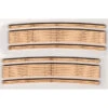 Blair Line 028 - Laser-Cut Curved 2-Lane Wood Grade Crossing Pkg(2) -- 19" Radius - N Scale Kit -Vallejo Shop blr025 17575.1671410882