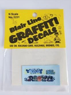 Blair Line 1231 - Graffiti Set "Joker/Mask" - N Scale