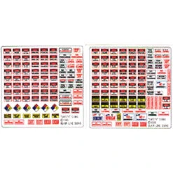 Blair Line 052 - Storefront & Advertising Signs -- Safety, Warning And Miscellaneous - N Scale Kit