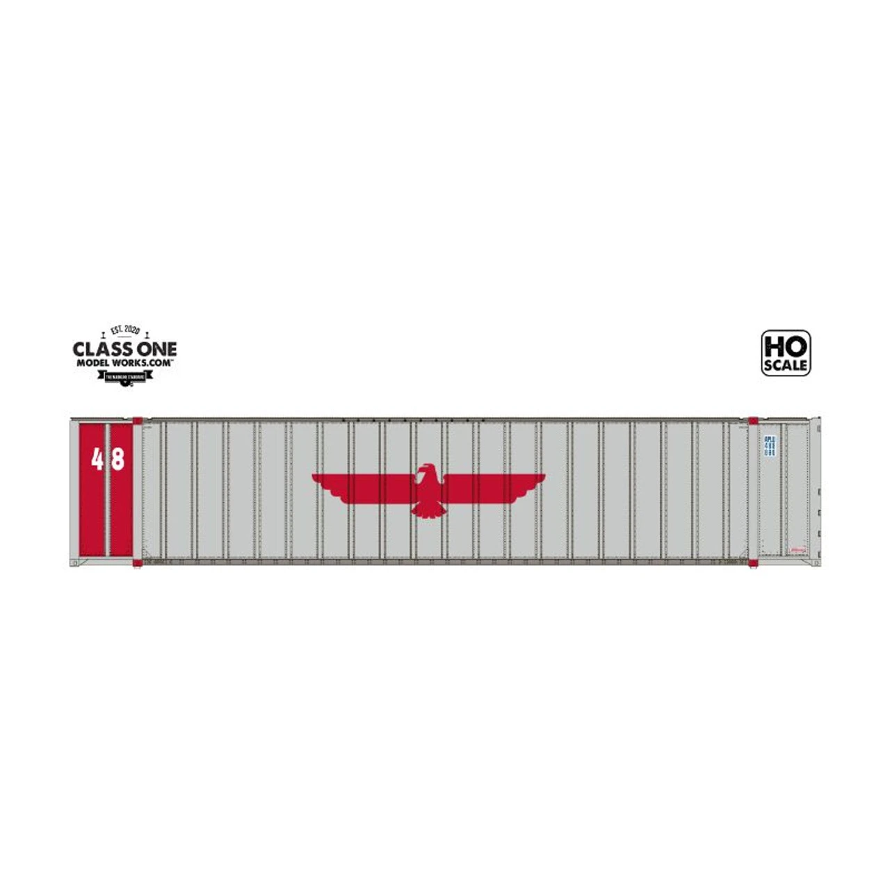 Class One Model Works CT00307 - Monon 48' Exterior-Post Containers American President Lines 488626 - HO Scale 3 Class One Model Works CT00307 - Monon 48' Exterior-Post Containers American President Lines 488626 - HO Scale