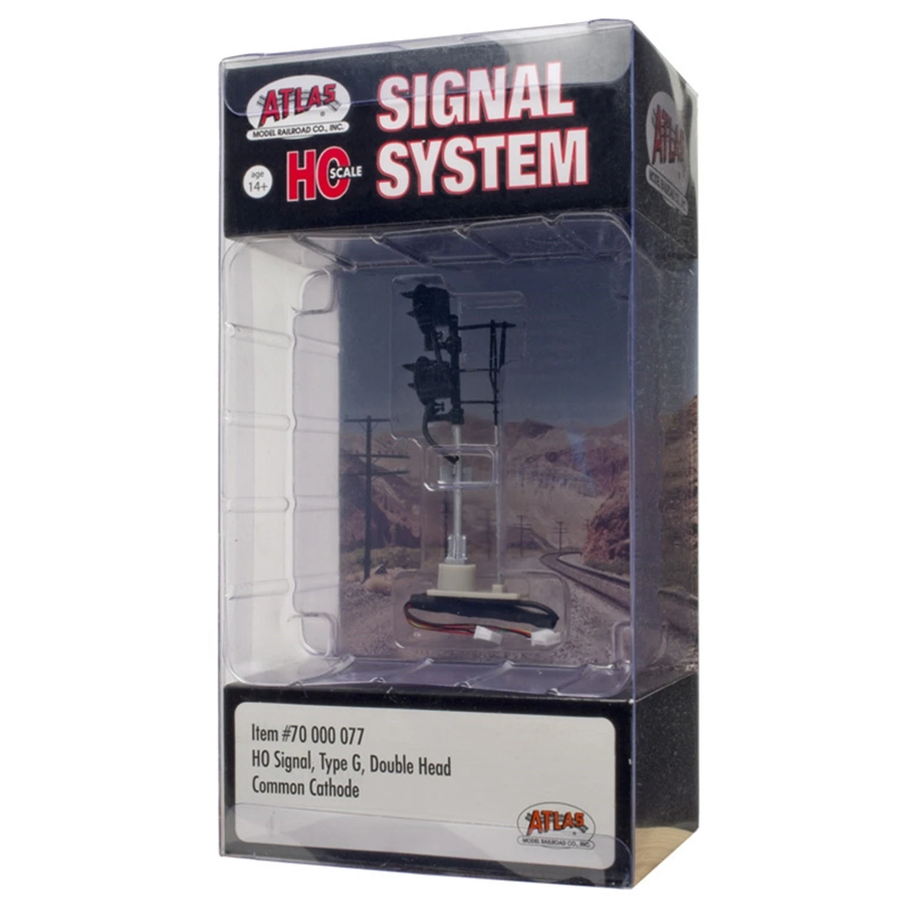 Atlas 70 000 077 - Double Head {Type G} Y Pattern Signal - HO Scale 3 Atlas 70 000 077 - Double Head {Type G} Y Pattern Signal - HO Scale