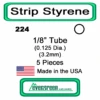 Evergreen 224 - Styrene Tube 1/8 Inch -Vallejo Shop evg224 82003.1671411064
