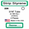 Evergreen 226 - Styrene Tube 3/16 Inch -Vallejo Shop evg226 46150.1671411064