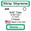Evergreen 229 - Styrene Tube 9/32 Inch -Vallejo Shop evg229 13670.1671411065
