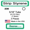 Evergreen 230 - Styrene Tube 5/16 Inch -Vallejo Shop evg230 98841.1671411065