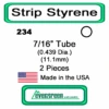 Evergreen 234 - Styrene Tube 7/16 Inch -Vallejo Shop evg234 16639.1671411065
