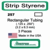 Evergreen 257 - Rectangular Tubing .125 X .250" -Vallejo Shop evg257 41934.1671411067