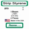 Evergreen 273 - Styrene I-Beam .100 1 Evergreen 273 - Styrene I-Beam .100 -Vallejo Shop evg273 60957.1671411069