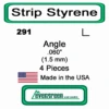 Evergreen 291 - Styrene Angle .060" -Vallejo Shop evg291 30291.1671411070