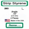Evergreen 293 - Styrene Angle .100"
