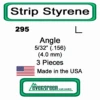 Evergreen 295 - Styrene Angle .156" -Vallejo Shop evg295 97275.1671411071