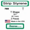 Evergreen 769 - Styrene Ts .321" -Vallejo Shop evg769 50206.1671411079