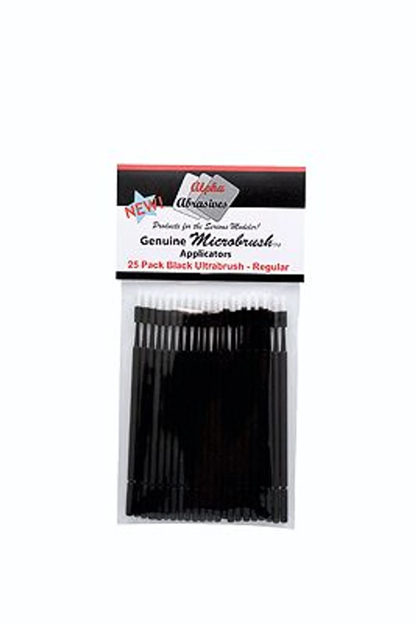 Alpha Abrasives 1300 - Ultrabrush Applicator Brush - Microbrush(R) - Black Pkg(25) 3 Alpha Abrasives 1300 - Ultrabrush Applicator Brush - Microbrush(R) - Black Pkg(25)