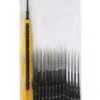 Flex-i-File N934002 - Nano Brush - Long Tip & 1 Applicator Handle/Holder (black) Pkg(24)) -Vallejo Shop flx232 n934002 18161.1679795781