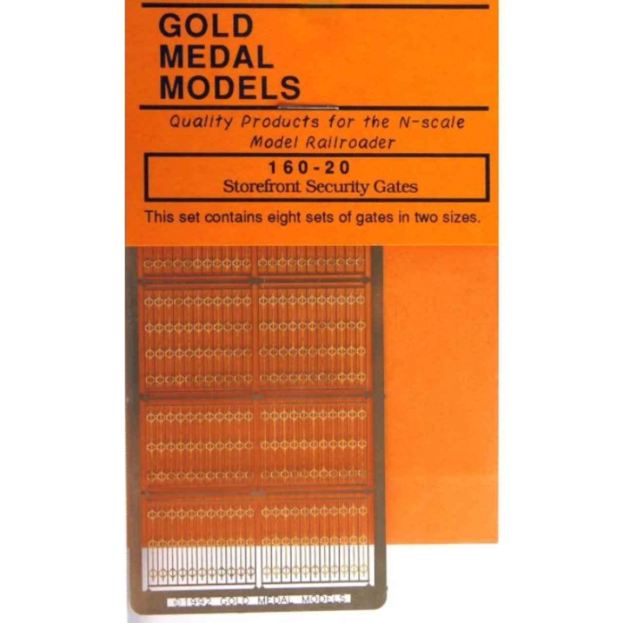 Gold Medal Models 160-20 - Burglar Bars - N Scale 3 Gold Medal Models 160-20 - Burglar Bars - N Scale