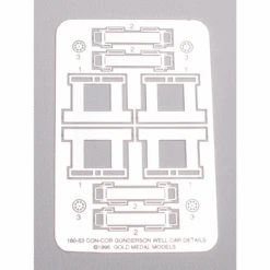 Gold Medal Models 160-53 - Con-Cor Gunderson All-Purpose Well Car Details