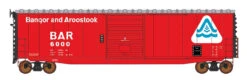 InterMountain 45956-04 - 50' PS-1 Single Door Boxcar Bangor & Aroostook (BAR) 6016 - HO Scale