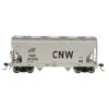 InterMountain 46542-12 - ACF 2-Bay Covered Hopper Chicago & Northwestern (CNW) 437283 - HO Scale -Vallejo Shop imr46542 45167.1670890545