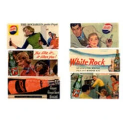JL Innovative 326 - Vintage Soft Drink Billboard Signs 1930's To 1960's - N Scale