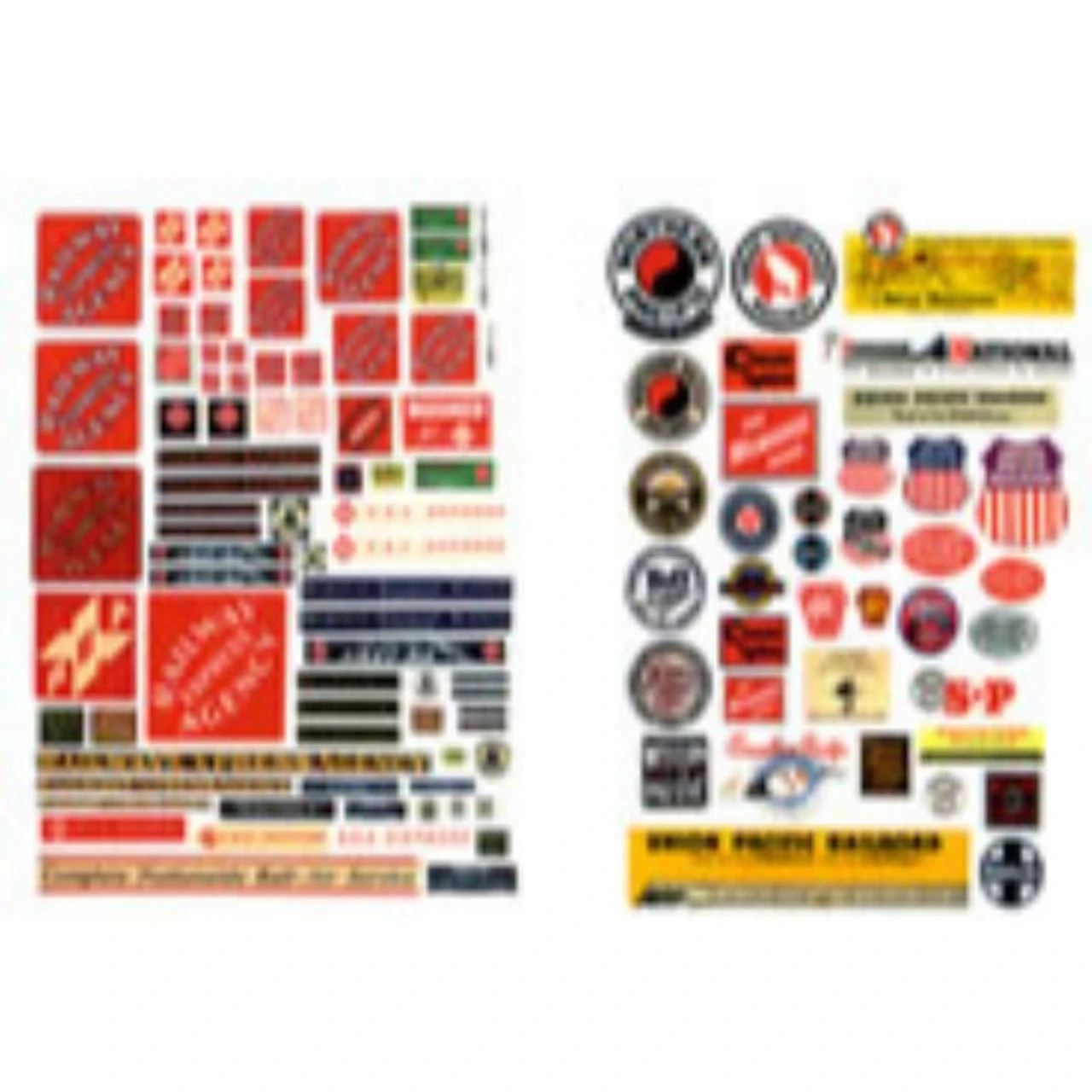 JL Innovative 607 - Railroad REA & Depot Signs 40'-60's(122) - N Scale Kit 3 JL Innovative 607 - Railroad REA & Depot Signs 40'-60's(122) - N Scale Kit