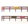 JL Innovative 819 - Custom Fencing - 2-Rail Wood - HO Scale -Vallejo Shop jli819 86295.1671411250