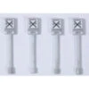 JL Innovative 854 - Custom Private RR Crossing Signs (4) - HO Scale -Vallejo Shop jli854 55251.1671411254