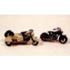 JL Innovative 904 - Classic '47 MC/saddlebags&MC/sidecar - HO Scale Kit -Vallejo Shop jli904 75973.1671411255