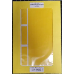 Jackson Railcar 8704 - Public Works Series - Yellow Road Stripes - HO Scale