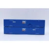Jacksonville Terminal Co 537068 - 53' 8-55-8 Corrugated 4VI Containers, W/ Placards YRC Set 2 YRC Freight (YRCU) 450005, 450244 - N Scale -Vallejo Shop jtc537068 73630.1664366172