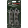 Kato 2-280 - 370mm (14 9/16") Radius 22.5º Curve Track [4 Pcs] - HO Scale -Vallejo Shop kat2 280 93142.1671411412