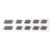Kato 20-091 - Short Track Assortment 29mm (1 1/8") [8 Pcs], 45.5mm (1 3/4") [2 Pcs] - N Scale -Vallejo Shop kat20 091 08087.1671411418