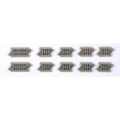 Kato 20-091 - Short Track Assortment 29mm (1 1/8") [8 Pcs], 45.5mm (1 3/4") [2 Pcs] - N Scale