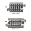 Kato 20-092 - Short Track Assortment 33mm (1 5/16") [4 Pcs], 38mm (1 1/2") [4 Pcs] - N Scale