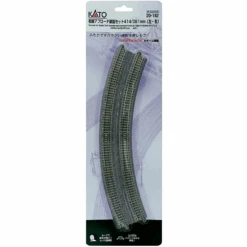 Kato 20-182 - 414mm/381mm Radius 22.5º CT Double Track Easement - N Scale