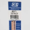 K&S Precision Metal 5071 - Bendable Copper Rod 1/16 & 3/32 X 12" Long -Vallejo Shop ks5071 13906.1671411345
