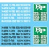 Lonestar Model 12030 - Company Decal Accessory Pack - B&P Motor Express - HO Scale