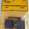 Micro Engineering 80-200 - Warehouse Overhead Door 4pcs - N Scale -Vallejo Shop me80200 73770.1680631113