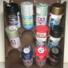 Motrak Models 52011 - Spray Can Paint Rack - 3oz Cans - 12 Cans - Multi Scale Kit -Vallejo Shop mot52011 32379.1680199647