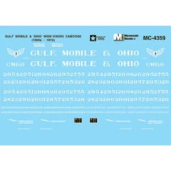 Microscale MC-4359 - GM&O Cabooses - HO Scale